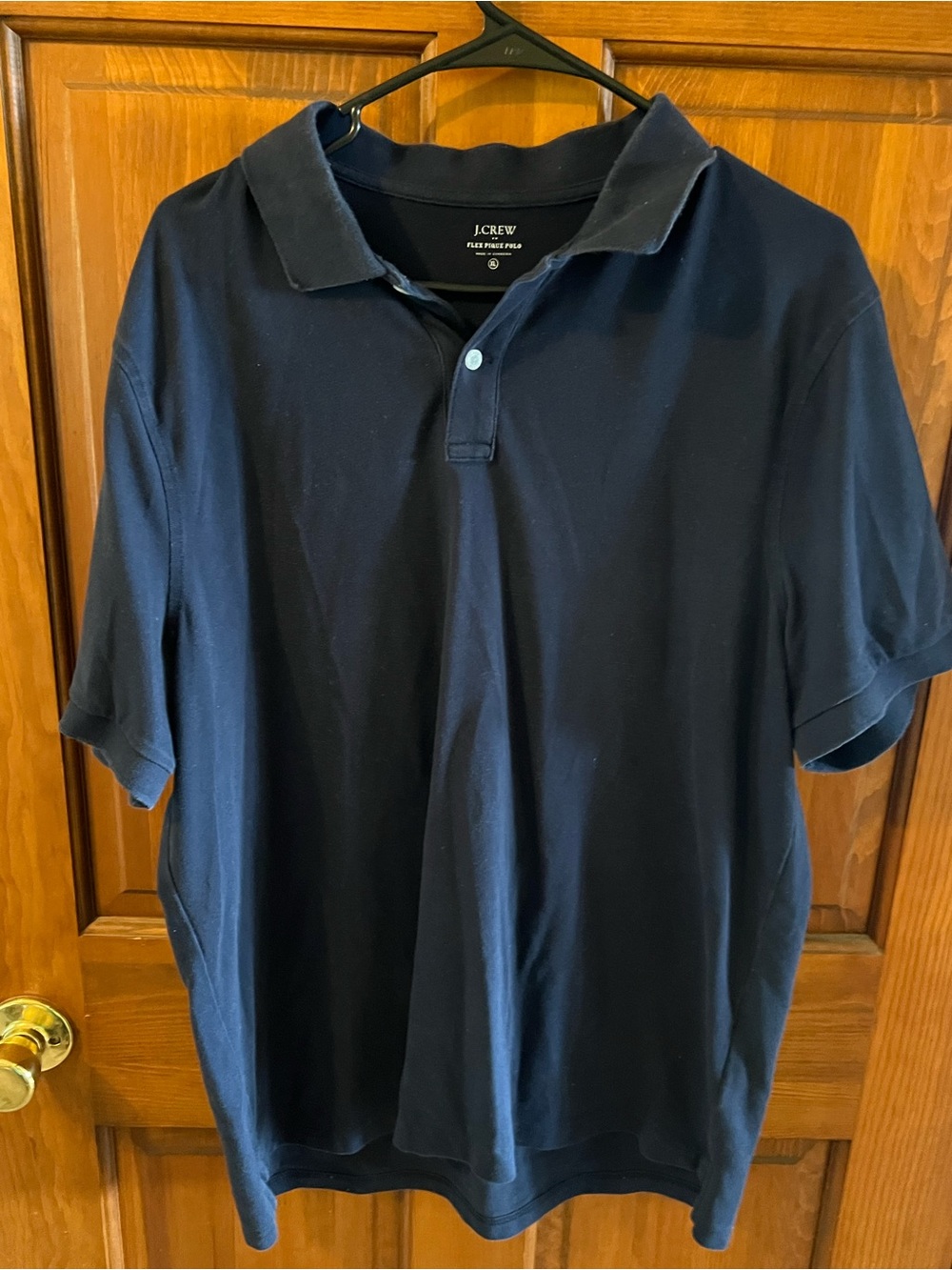 J. Crew Men’s Dark Navy Short-Sleeve Polo